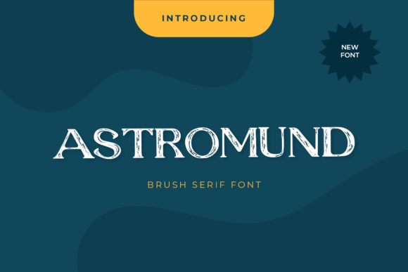 Astromund: A Bold Display Font for Handmade Charm