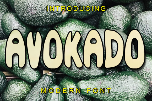 Avokado: A Display Font That Breathes Life Into Editorial Moments