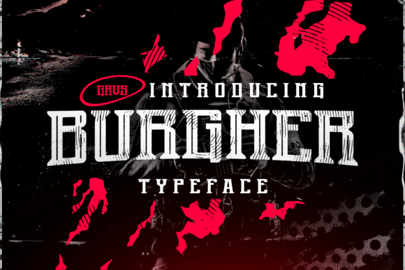 Burgher: A Bold Display Font for Web Designers