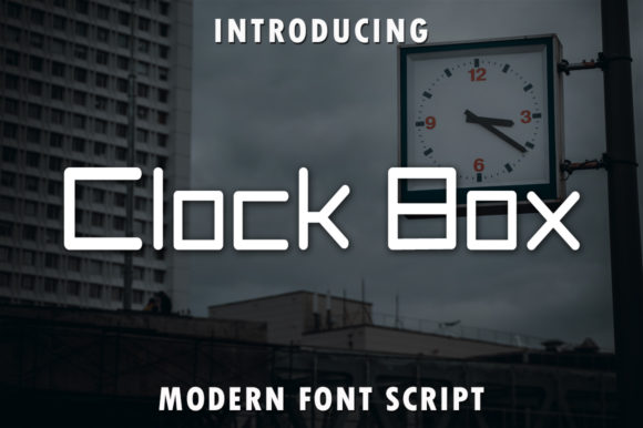 Clock Box: A Display Font That Makes Your Headlines Instantly Readable