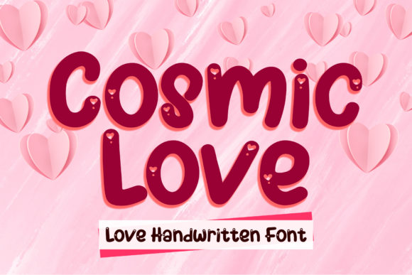 Cosmic Love: A Romantic Display Font That Elevates Real Branding Work