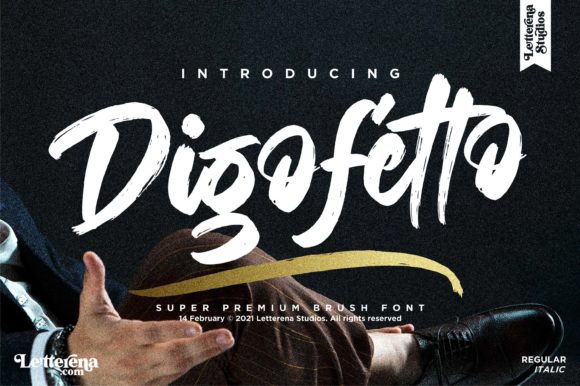 Digofetto: A Playful Script Font for Bold Marketing Visuals