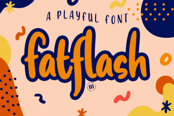 Fatflash: A Playful Display Font That Feels Like a Smile