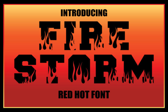Firestorm: A Display Font That Ignites Editorial Presence