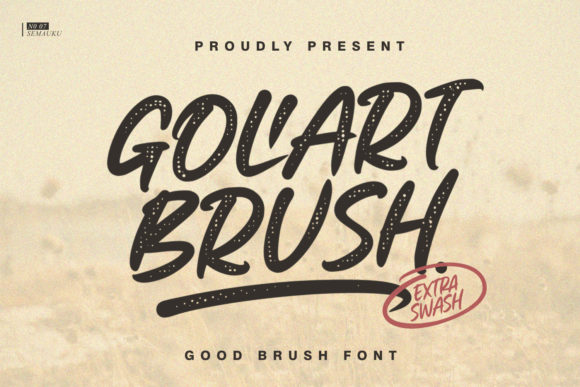 Goliart Brush: The Hand-Drawn Font for Creators