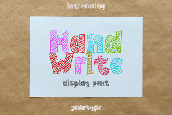 Hand Write: A Thoughtful Display Font for Warm, Human-Centered Design
