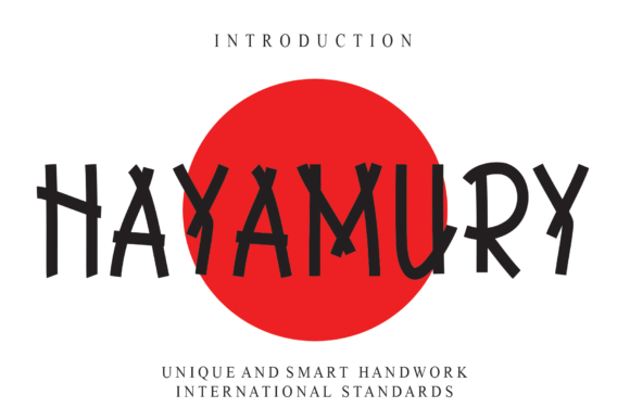 Hayamury: A Display Font That Makes Campaign Messages Unmissable