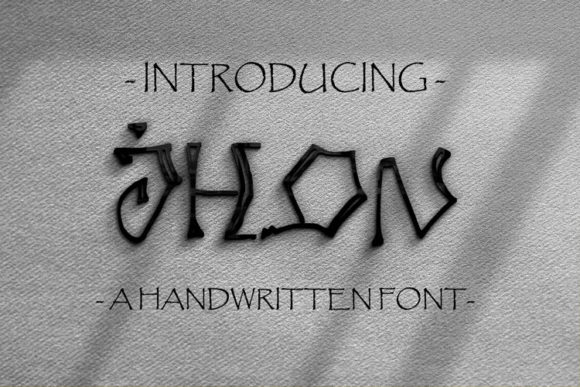 Jhon: A Playful, Original Display Font for Crafty Branding