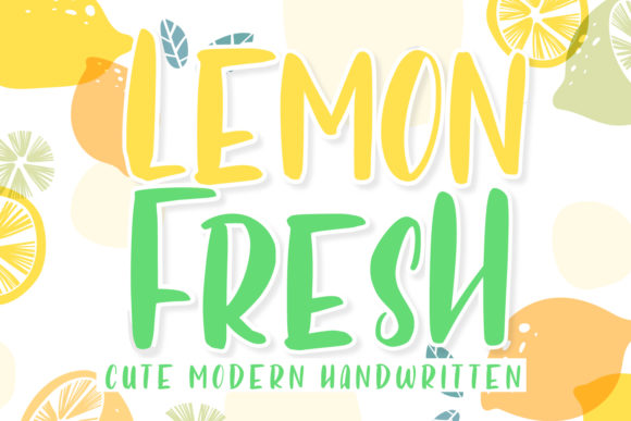Lemon Fresh: A Playful Display Font for Modern Web Brands
