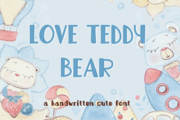 Love Teddy Bear: A Display Font That Feels Like a Design Win