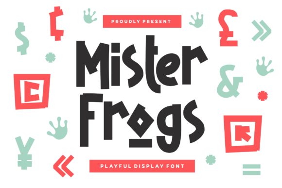 Mister Frogs: A Friendly Display Font That Makes Your Brand Feel Human