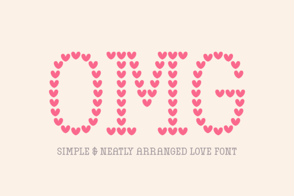 OMG: A Heart-Filled Display Font That Makes Campaigns Feel Human