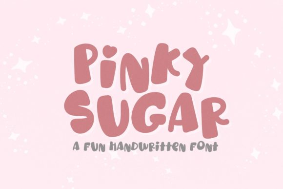 Pinky Sugar: A Joyful Display Font for Playful Branding
