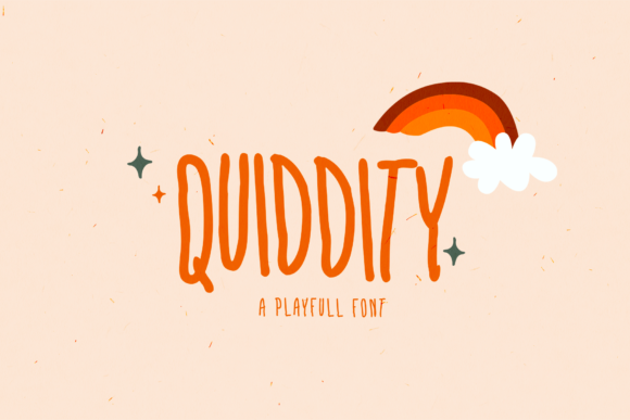 Quiddity: A Playful Display Font for Cheerful Web Designs