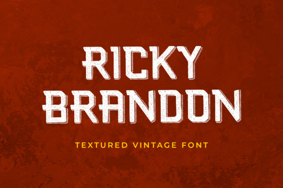 Ricky Brandon: A Vintage Display Font That Anchors Your Editorial Voice