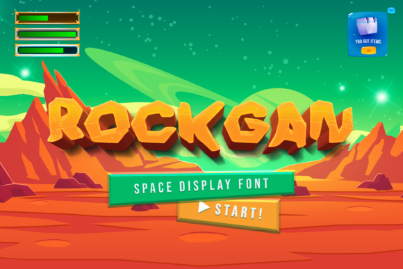 Rockgan: A Playful Display Font for Editorial Design