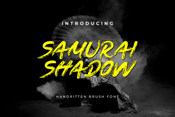 Samurai Shadow: A Bold Display Font for Modern Web Design