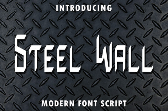 Steel Wall: A Fresh Display Font for Modern Web Design