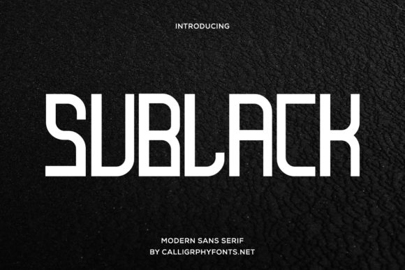 Sublack: A Display Font That Elevates Handmade Charm
