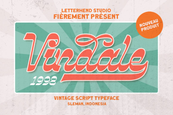 Vindale: A Retro Display Font That Elevates Digital Branding