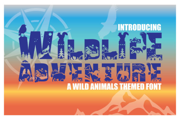 Wildlife Adventure: A Nature-Inspired Display Font for Digital Brands